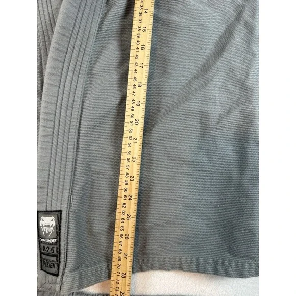 Venum Contender 2.0Brazilian Jiu-Jitsu Gi - Gray Full Pant & Top Set Size A 2.5 - Picture 6 of 11